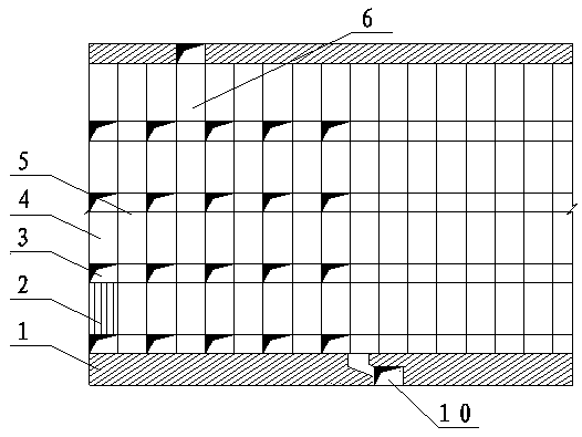 A small segmental approach filling mining method for vertical middle and deep hole falling