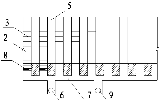 A small segmental approach filling mining method for vertical middle and deep hole falling