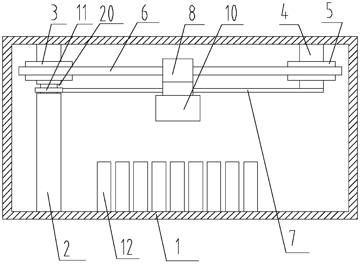 Automatic battery fire extinguishing device for agricultural equipment