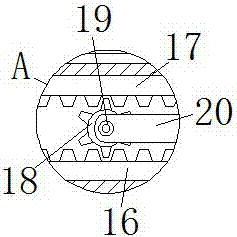 Fertilizer mixing device capable of uniformly stirring