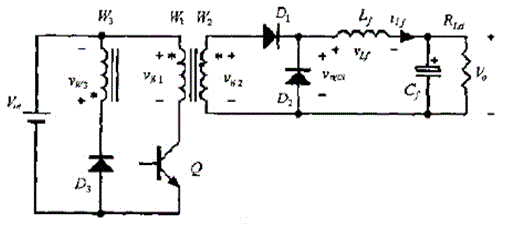 Large power parallel double-switch forward DC/DC power supply module