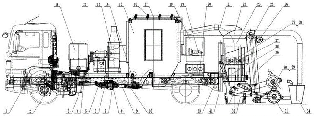 Environmental-friendly pavement regeneration treatment equipment