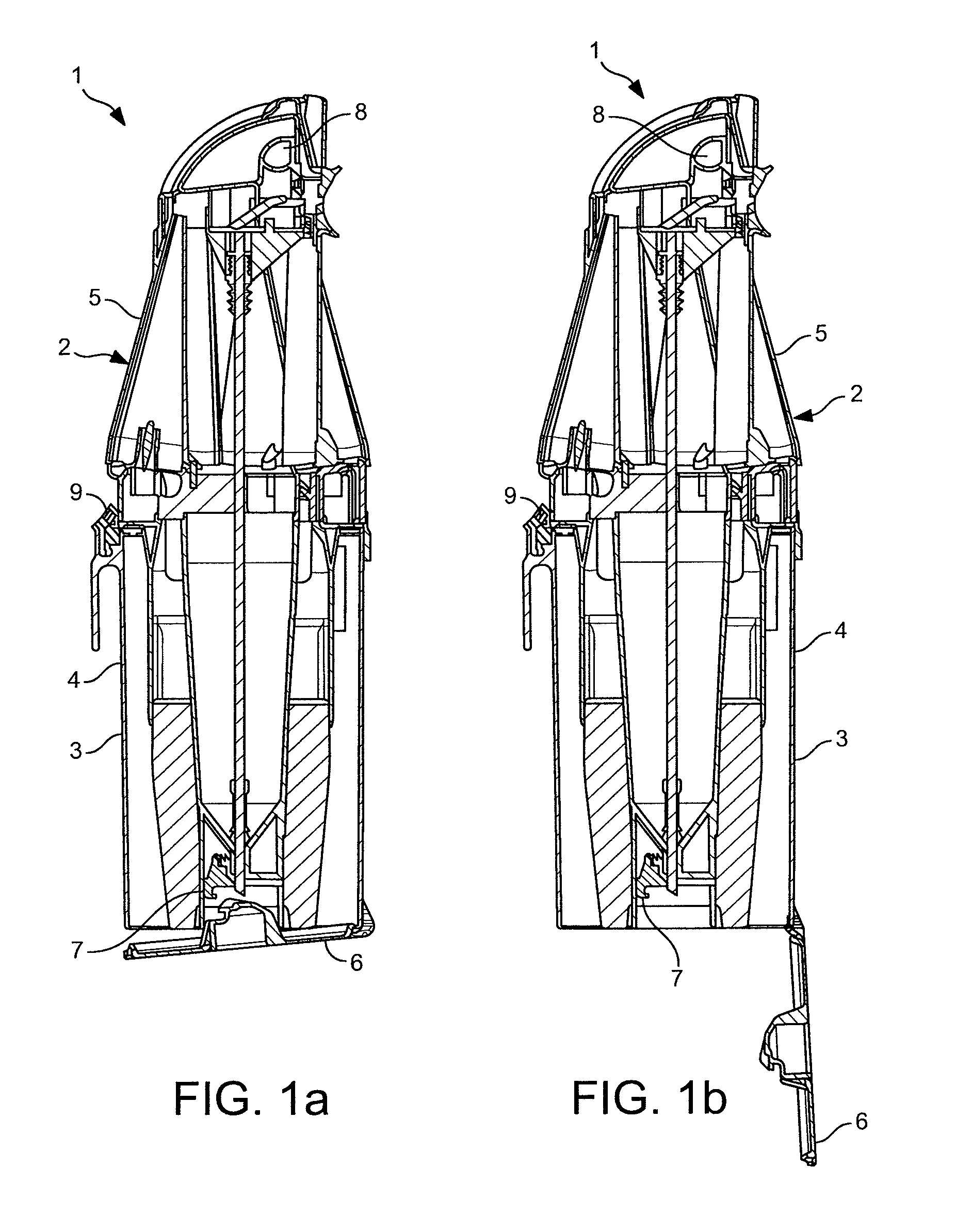 Separating apparatus for a cleaning appliance