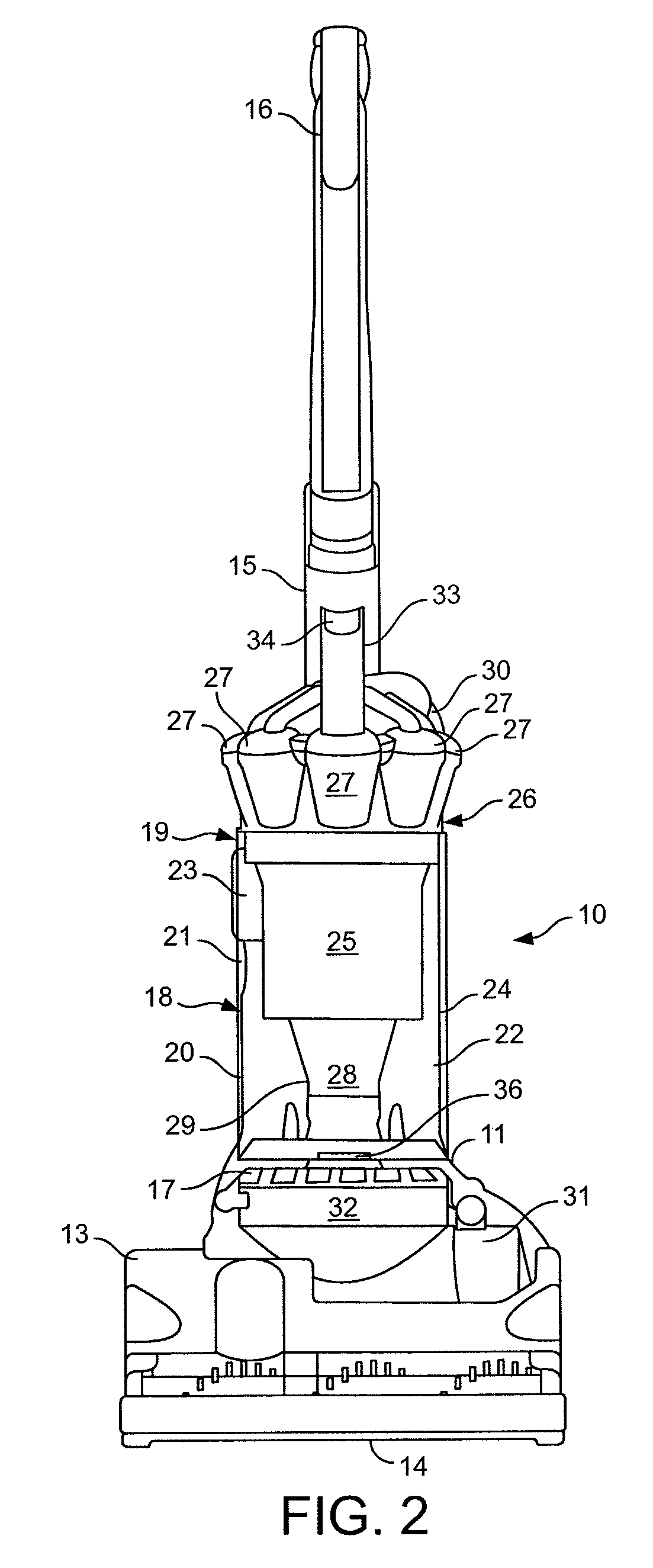 Separating apparatus for a cleaning appliance