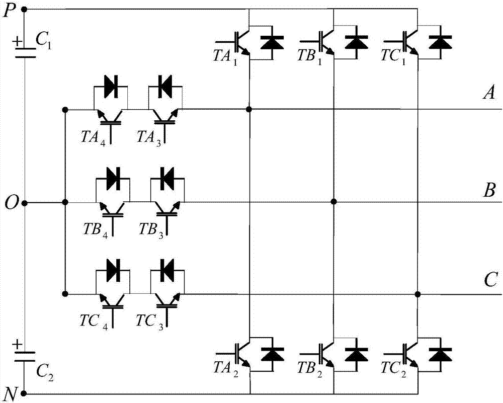 Dead zone pre-compensation method for TNPC bidirectional converter of alternating current-direct current hybrid micro-grid