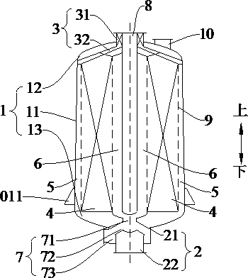 Oxygen production adsorption tower