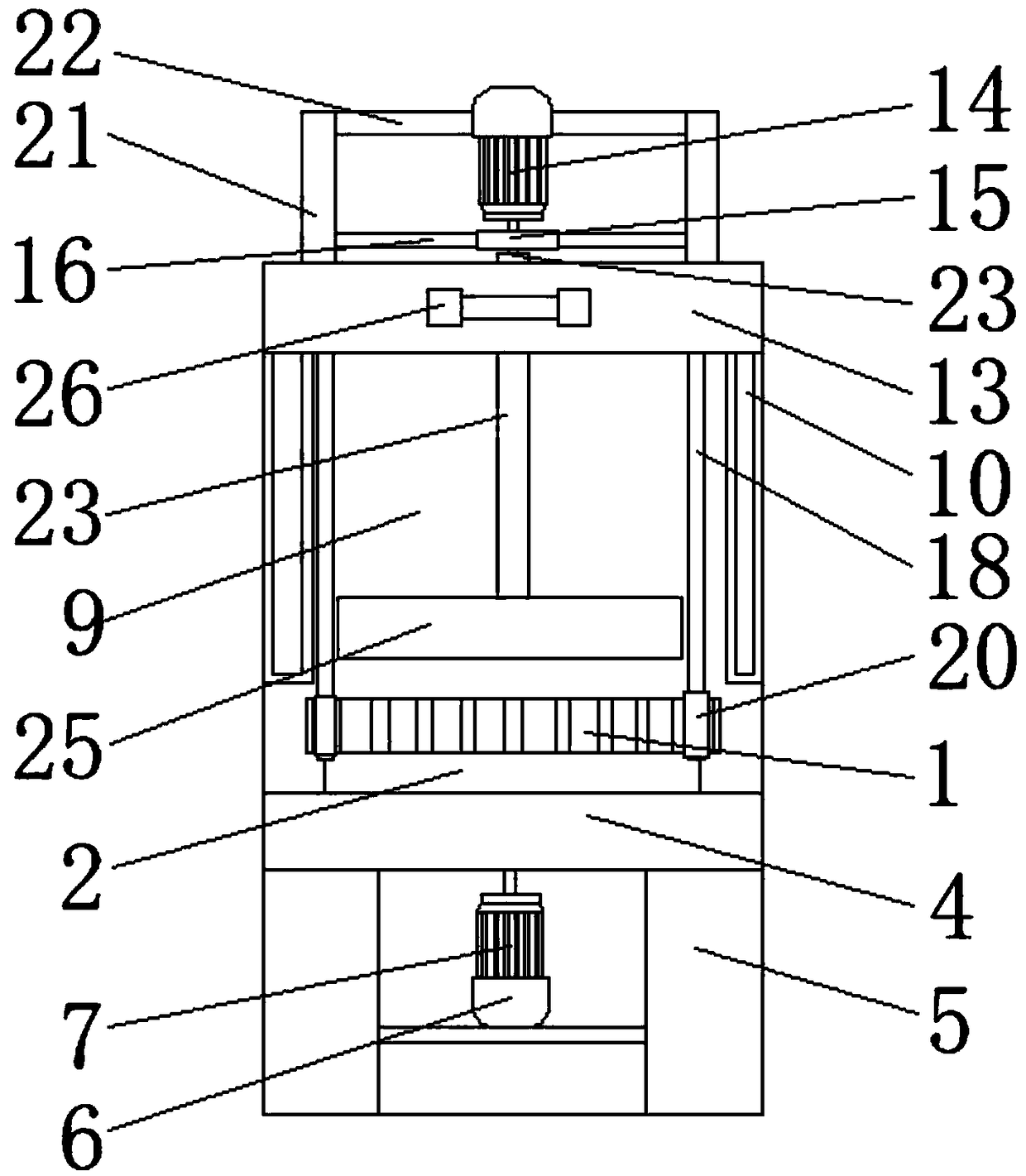 Grinding and polishing device for automobile gears