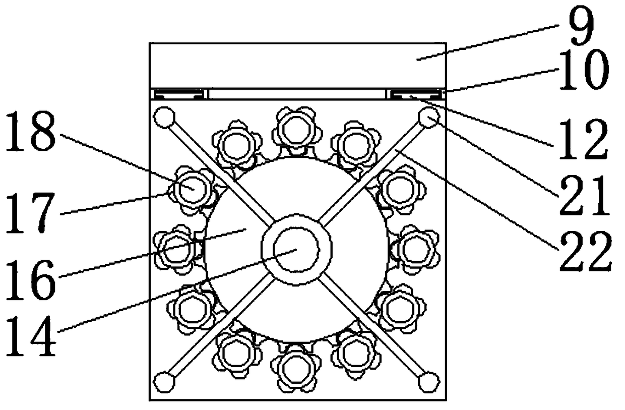 Grinding and polishing device for automobile gears