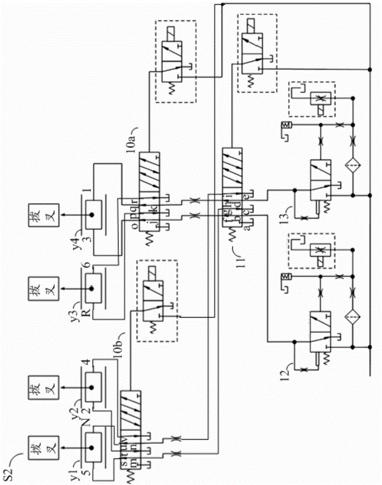 Method for controlling gear engaging and gear shifting of double-clutch transmission and hydraulic control system