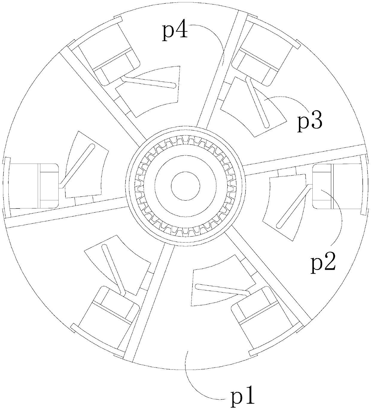 Bundle-type multi-cable holding fixer