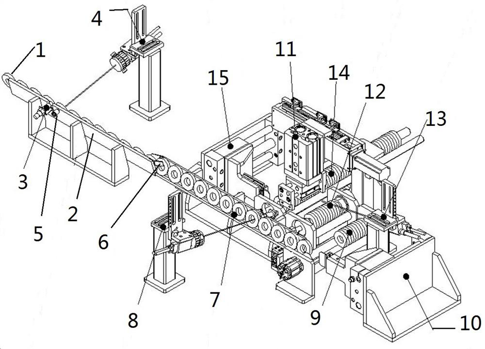 Detection device for annular magnetic steel