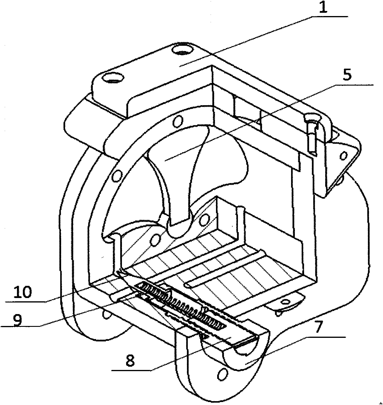 Terrain self-adaptive biomimetic ankle device