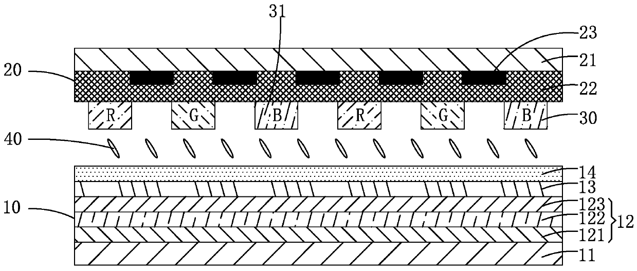 Reflective liquid crystal display panel