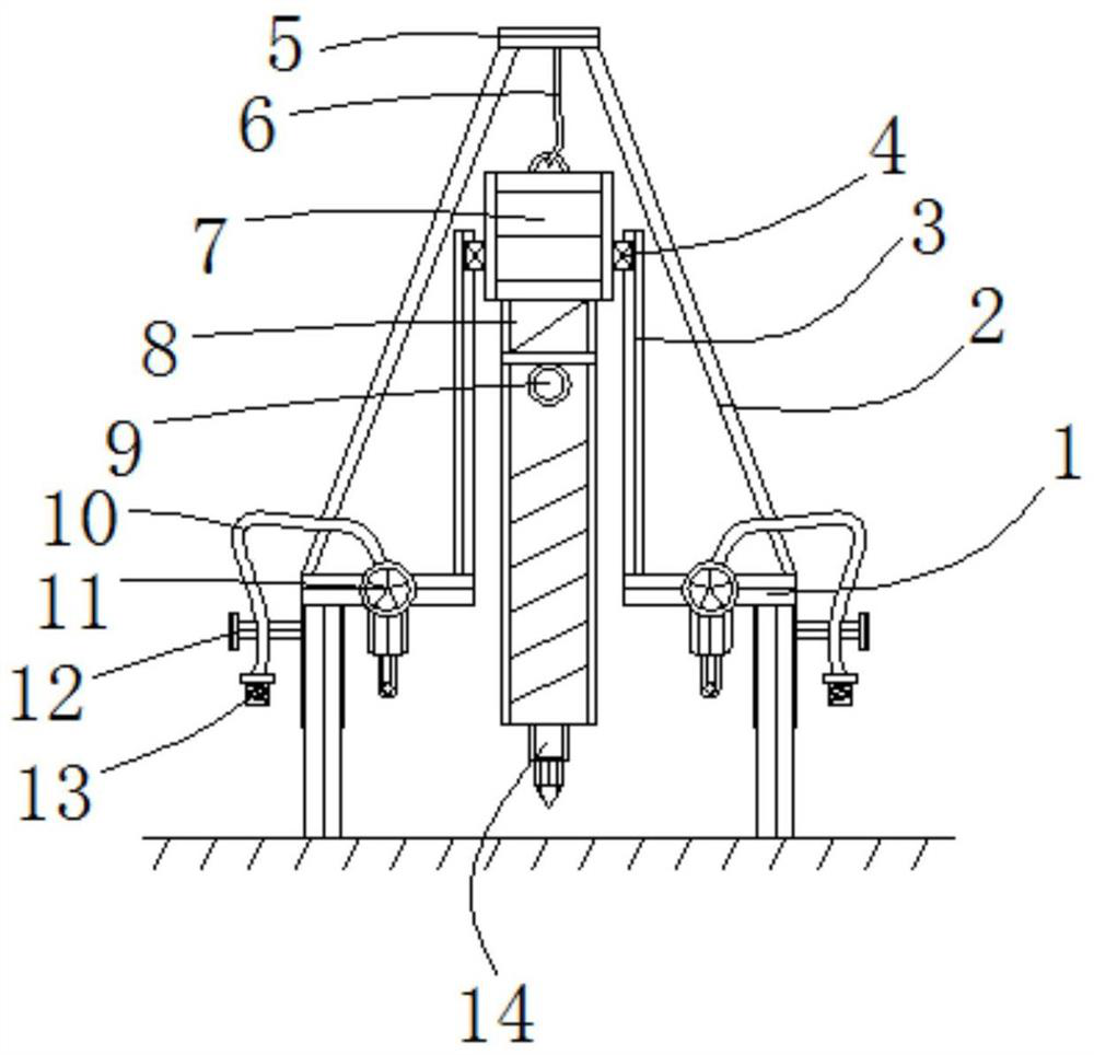 An oil drilling machine capable of filtering crude oil associated gas