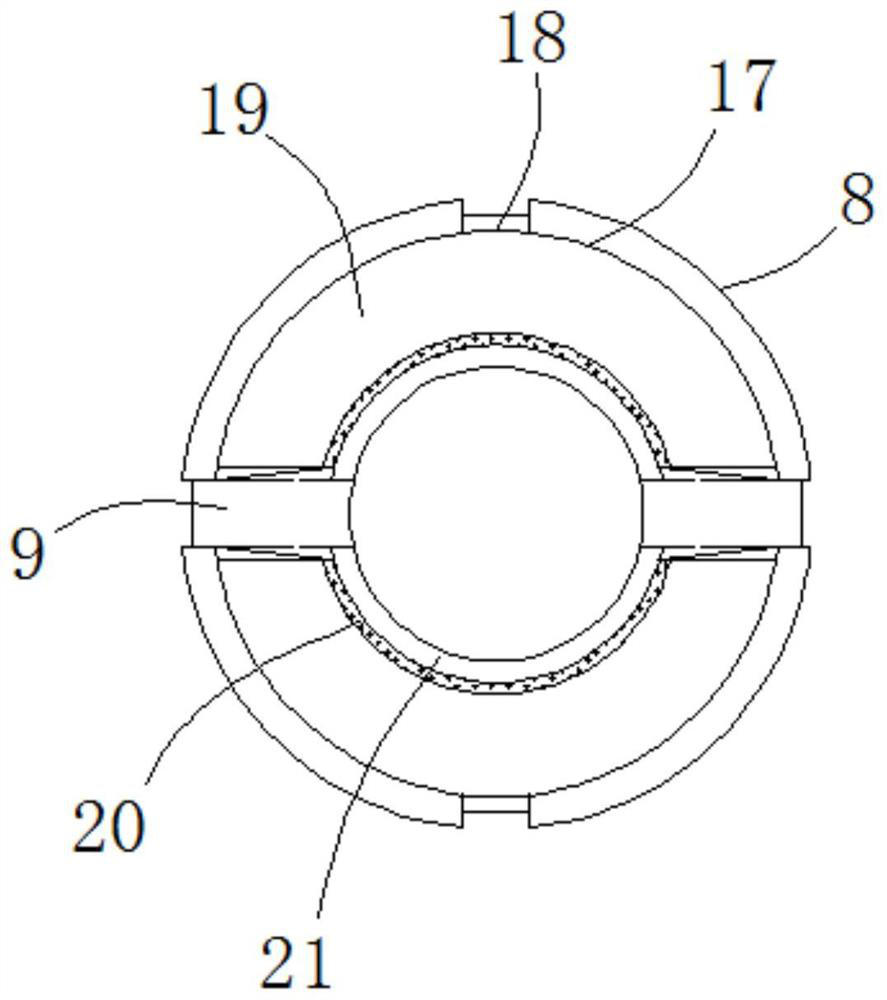 An oil drilling machine capable of filtering crude oil associated gas