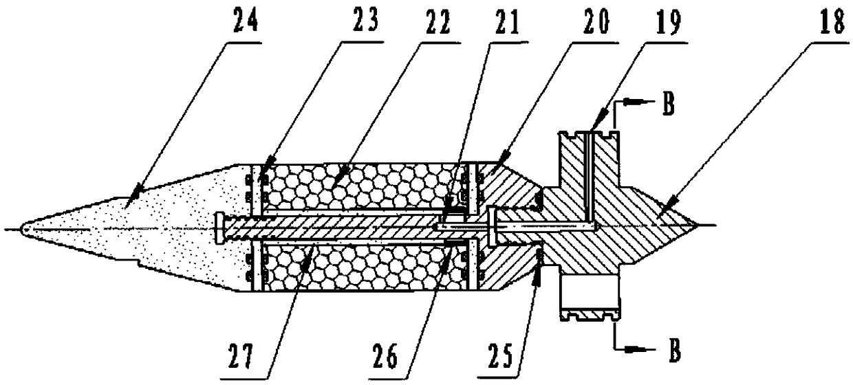 Integrative differential pressure type gas-liquid two-phase flow wellhead monitoring device