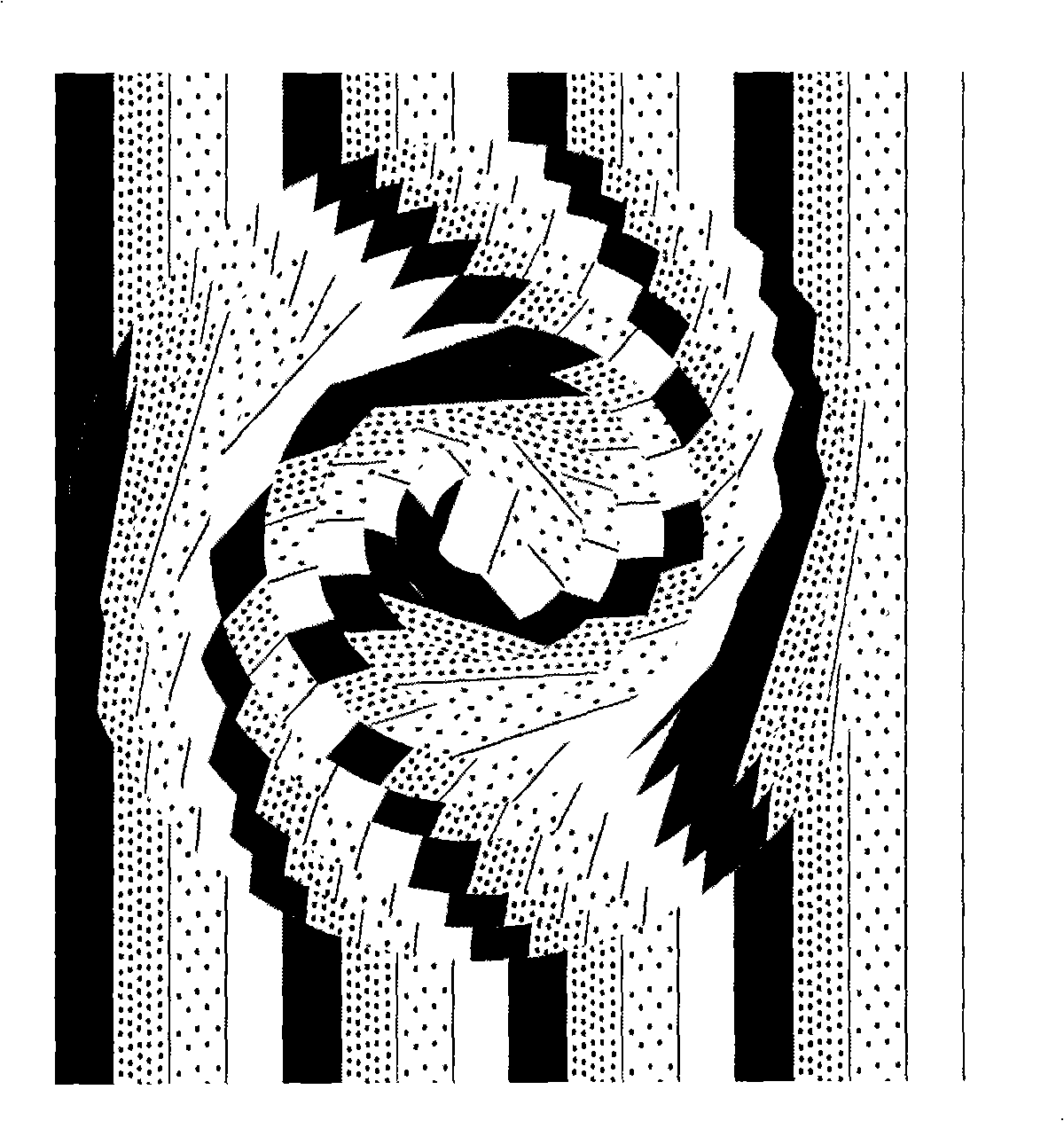 Method for processing color matching design of fur garment facing material