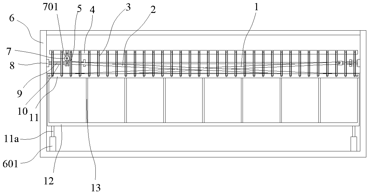 Air circulation box for battery components