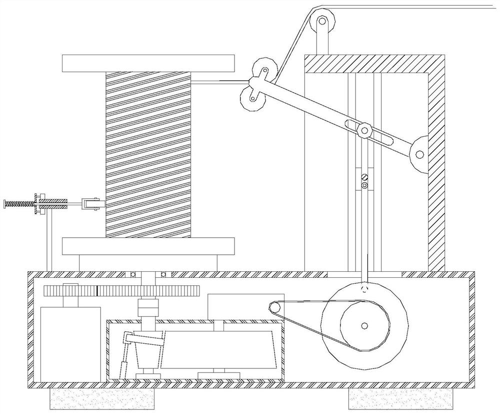 An improved textile winding machine