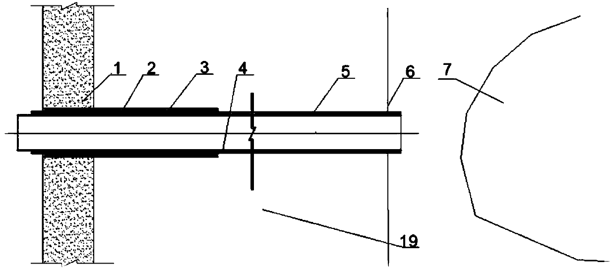 A safe construction technology of tunnel grouting curtain outside drain hole