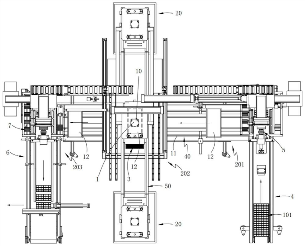 A double-station alternate casting and welding production process