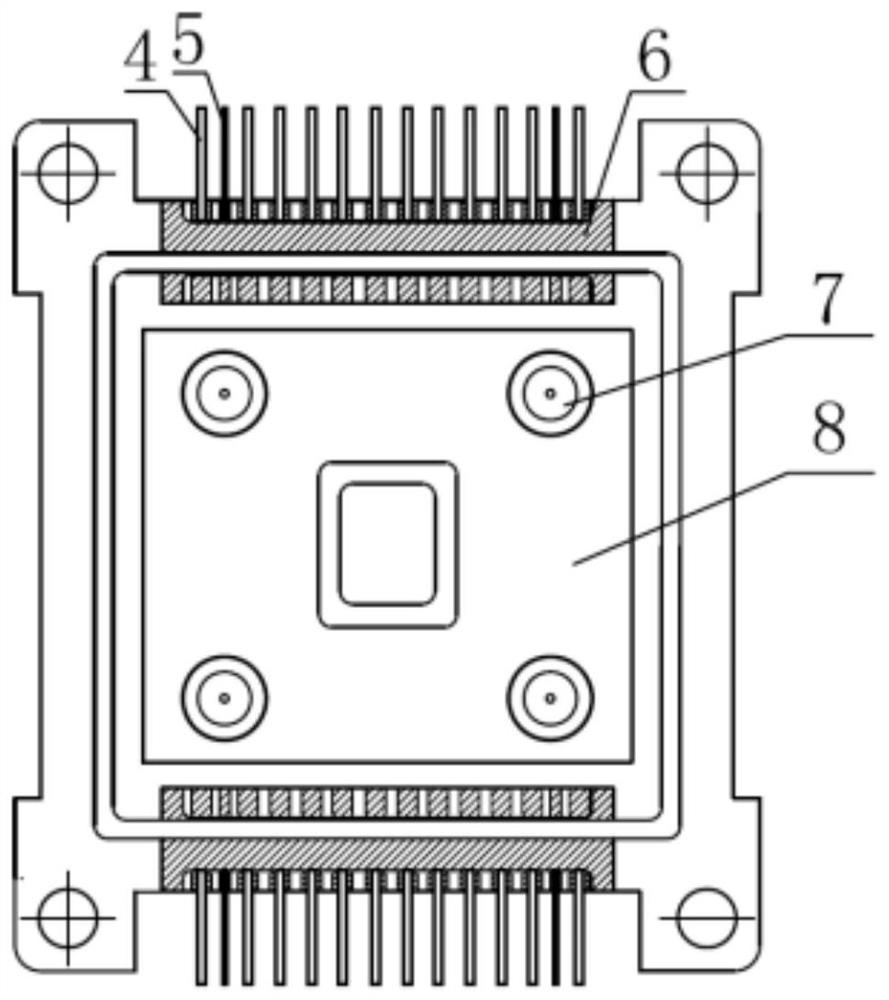 Micro-system packaging shell with heterogeneous integrated double-sided cavity structure and manufacturing method