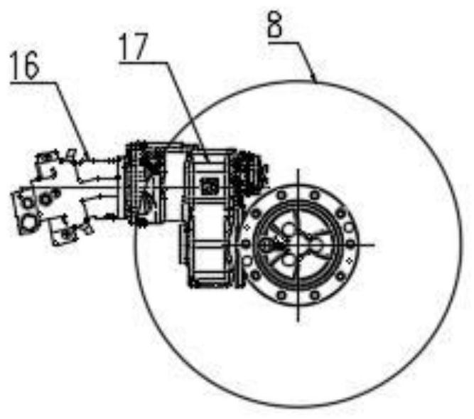 Wheel-crawler dual-purpose multifunctional belt opening machine