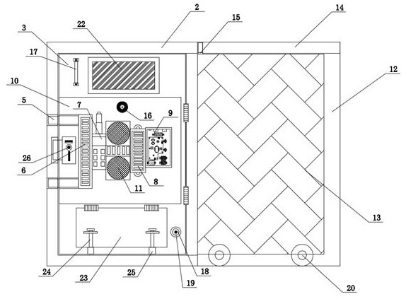 Anti-theft door based on block chain technology