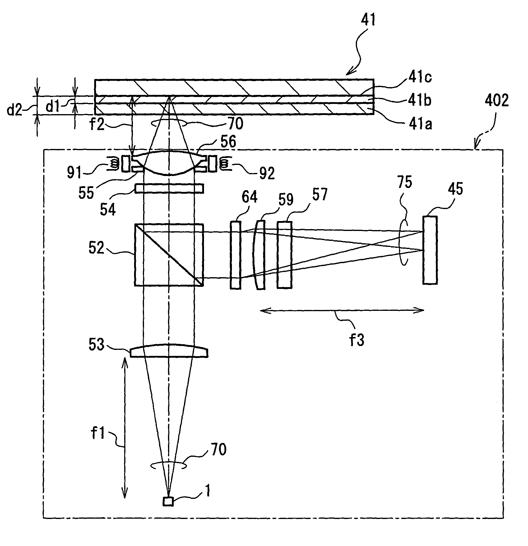 Optical pick-up head, optical information apparatus, and optical information reproducing method