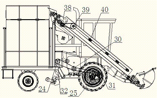 A self-propelled multifunctional straw harvesting and pulverizing machine