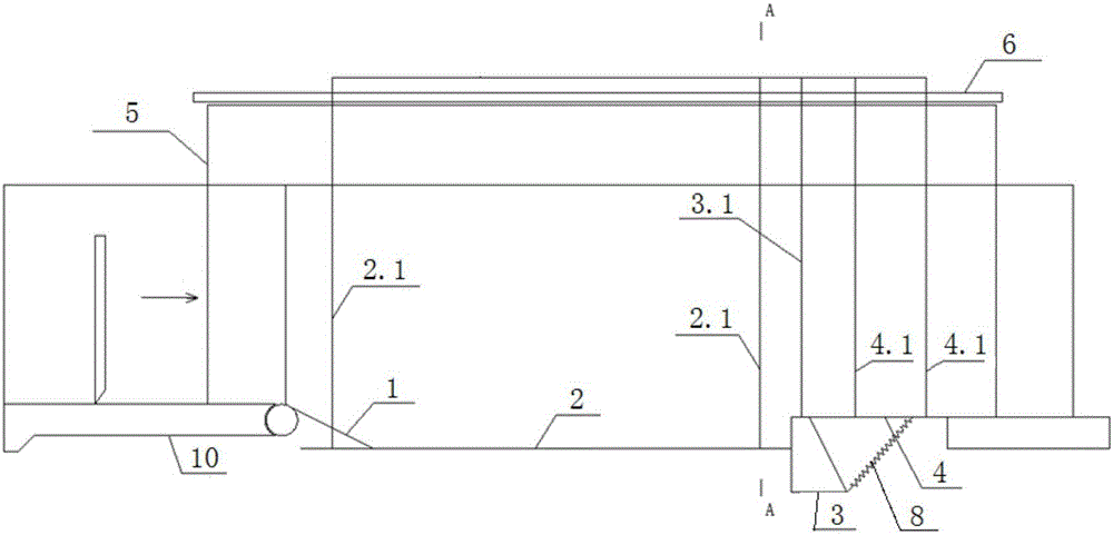 Adjustable underflow stilling basin