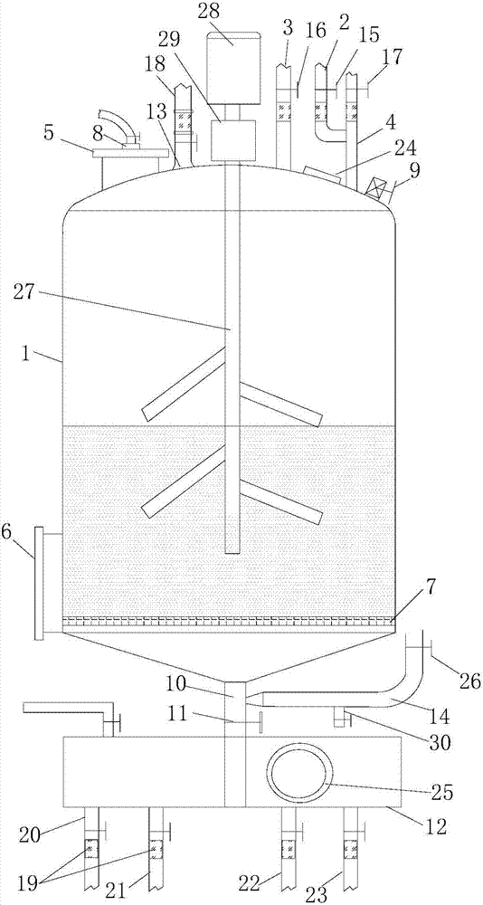 Chromatographic tank for extracting artemisinin and its high-efficiency pressurized chromatography method