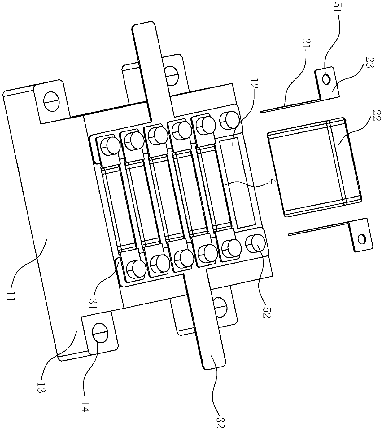 Detachable pulse power capacitor and assembling method