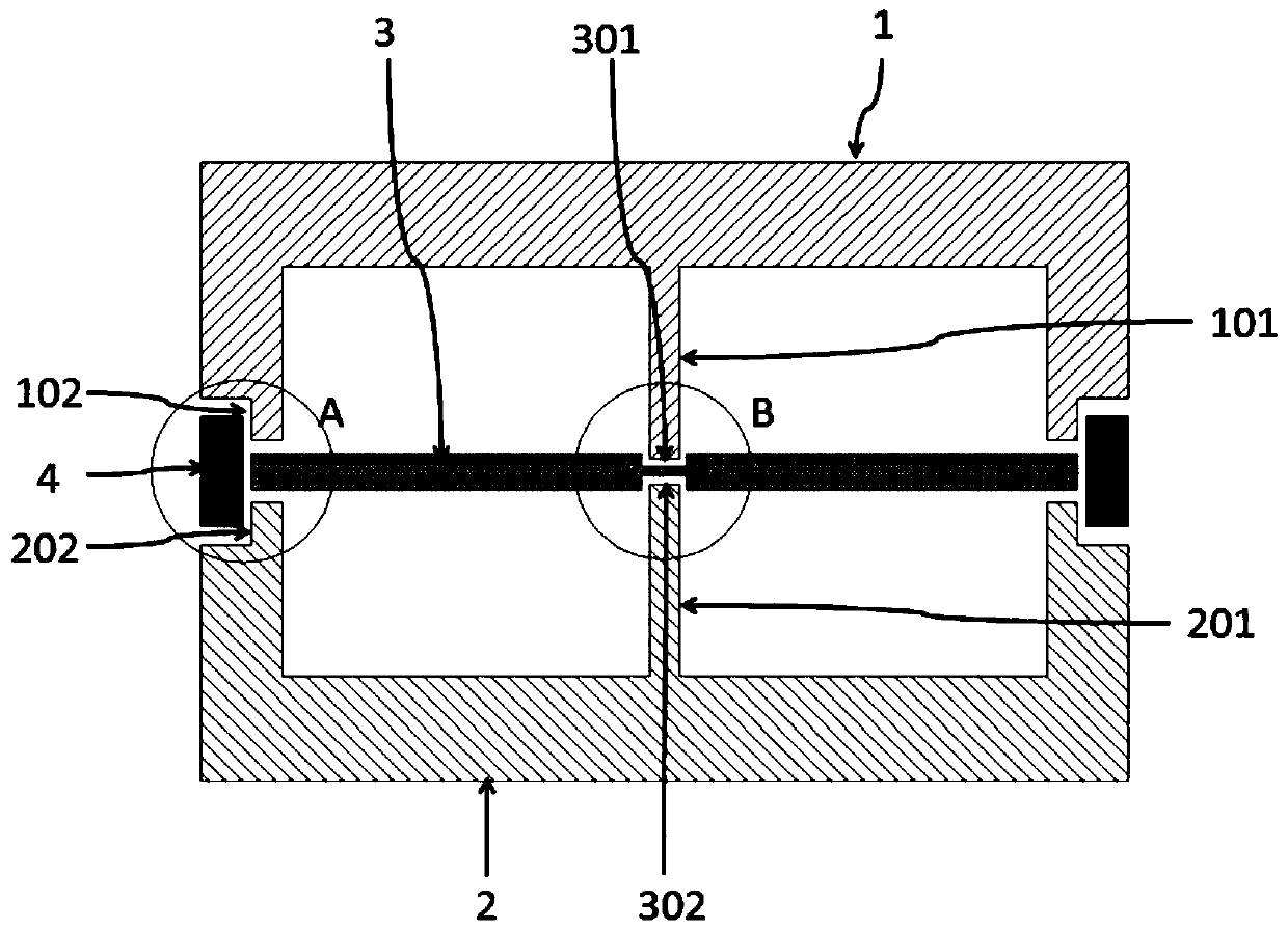 Electromagnetic shielding device, microwave component, signal transmission device and airtight brazing method