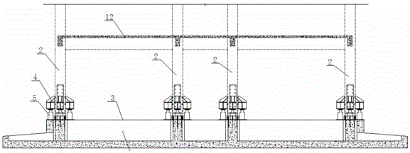 A construction method for jacking up buildings with steel slides