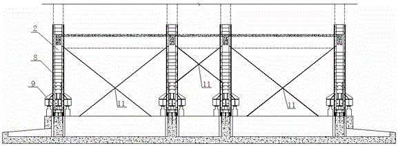 A construction method for jacking up buildings with steel slides