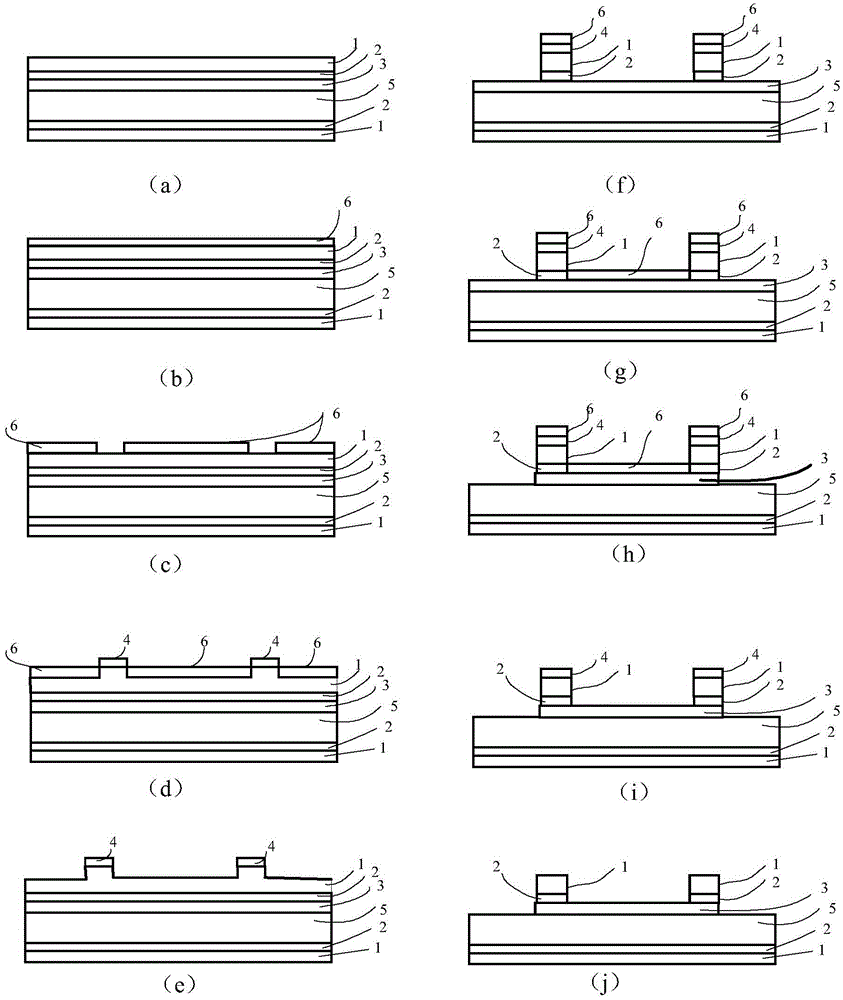 A kind of preparation method of metal protective film for thin film circuit test