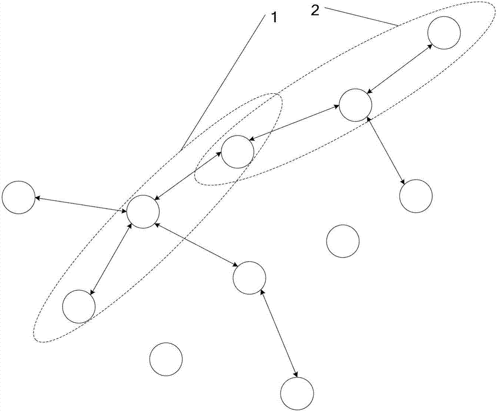 M-ary quadrature amplitude modulation (MQAM)-mode-based physical-layer network coding wireless communication method