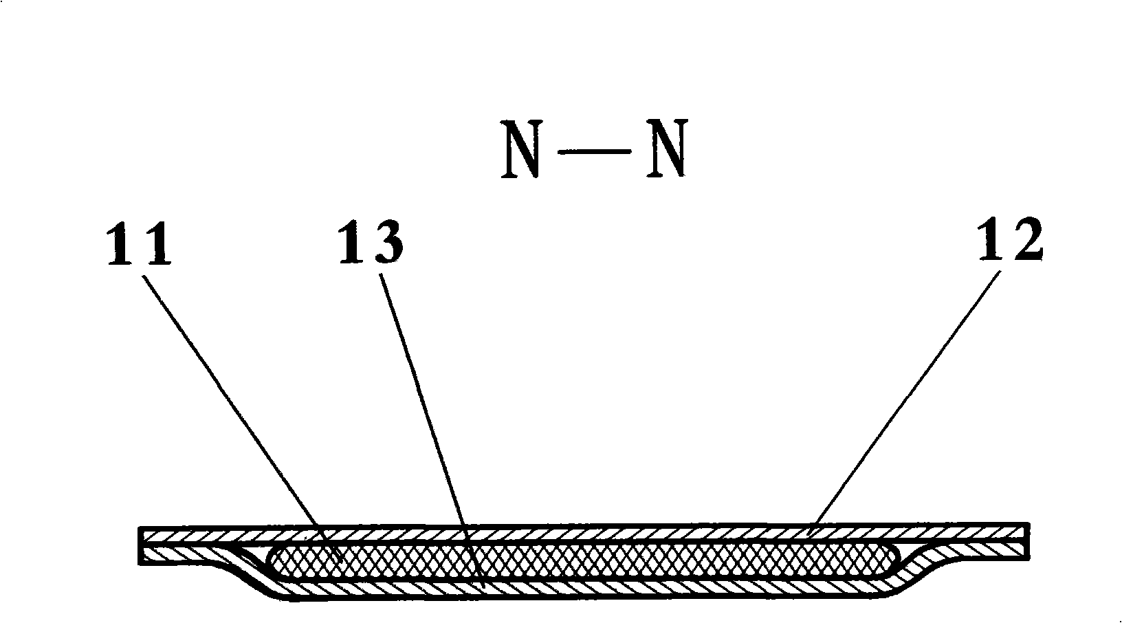 Adjustable attaching type breast pad