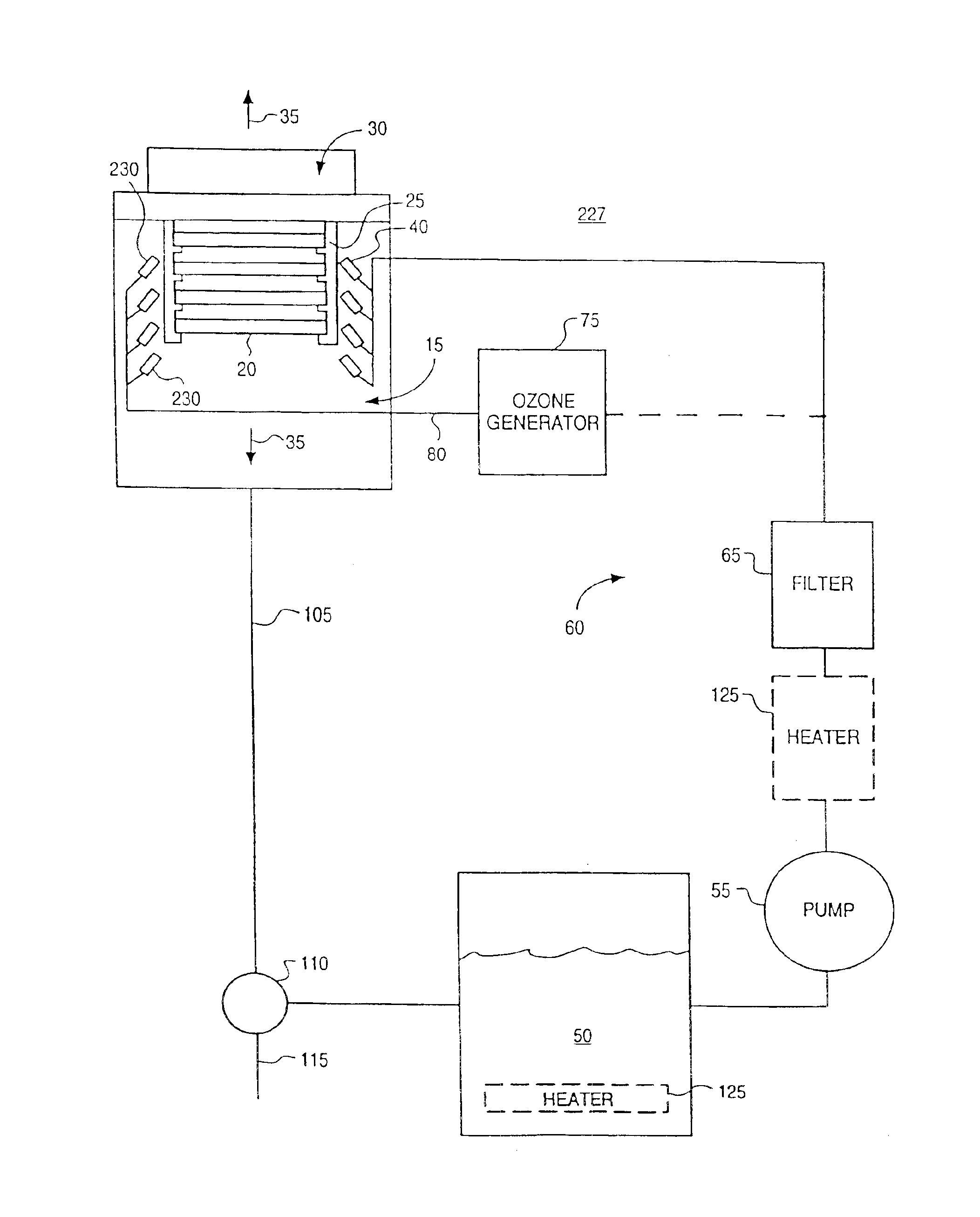 Process and apparatus for treating a workpiece such as a semiconductor wafer