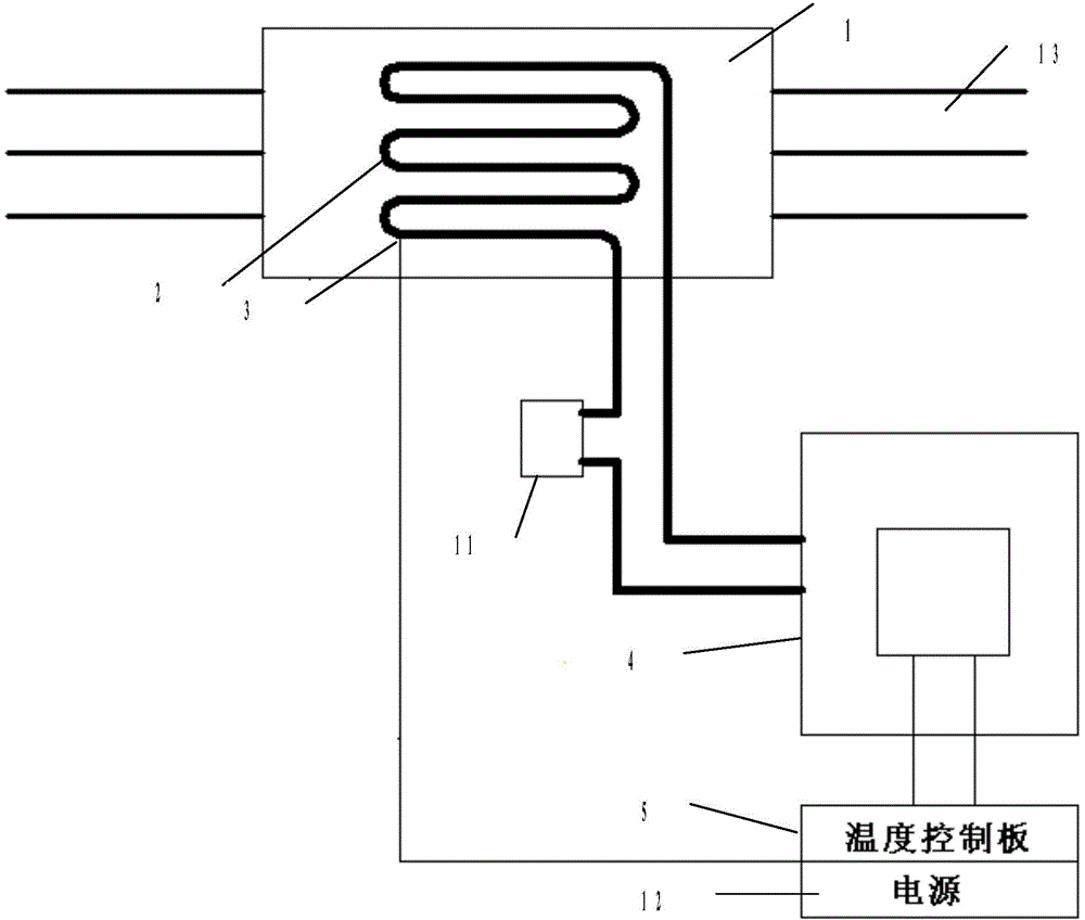 Semiconductor variable-temperature application device