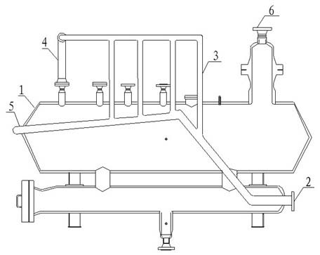 Multi-branch pipe gas-liquid separator