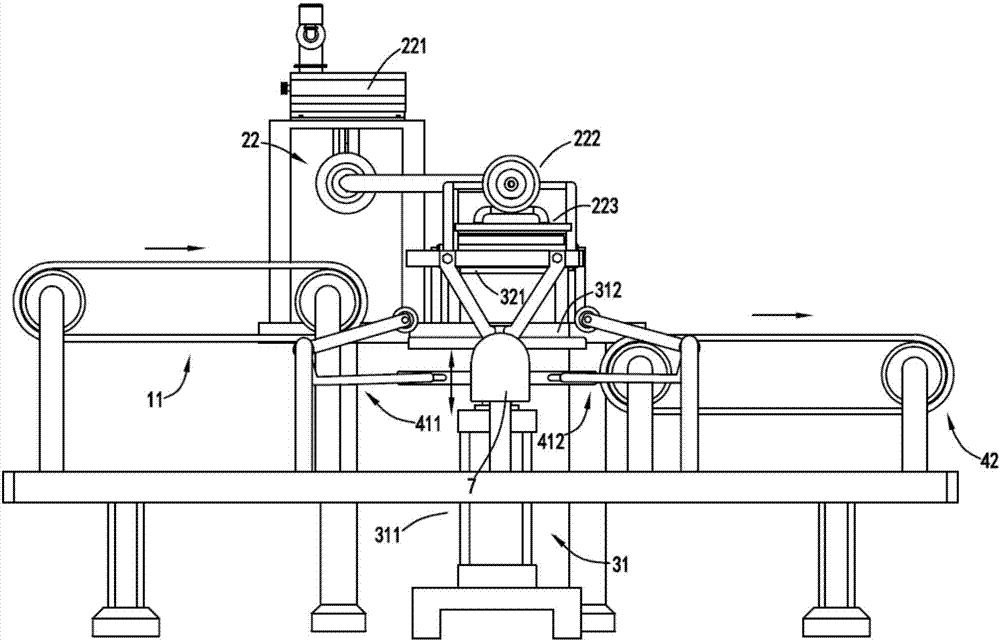 Plate adhering and automatic-outputting device