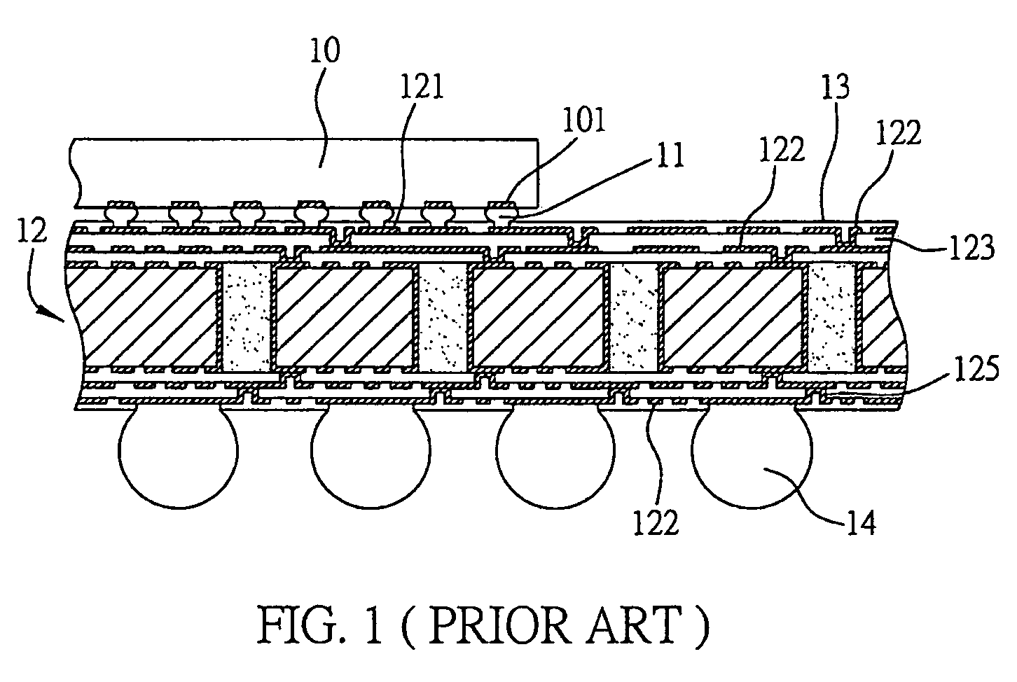 Carrying structure of electronic components