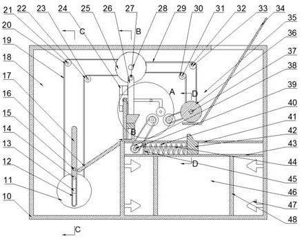 Small automatic cementing pressing machine