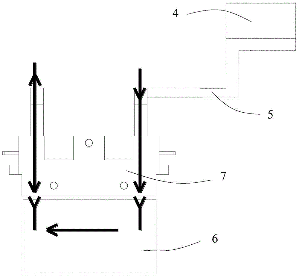 Inlet and outlet module base