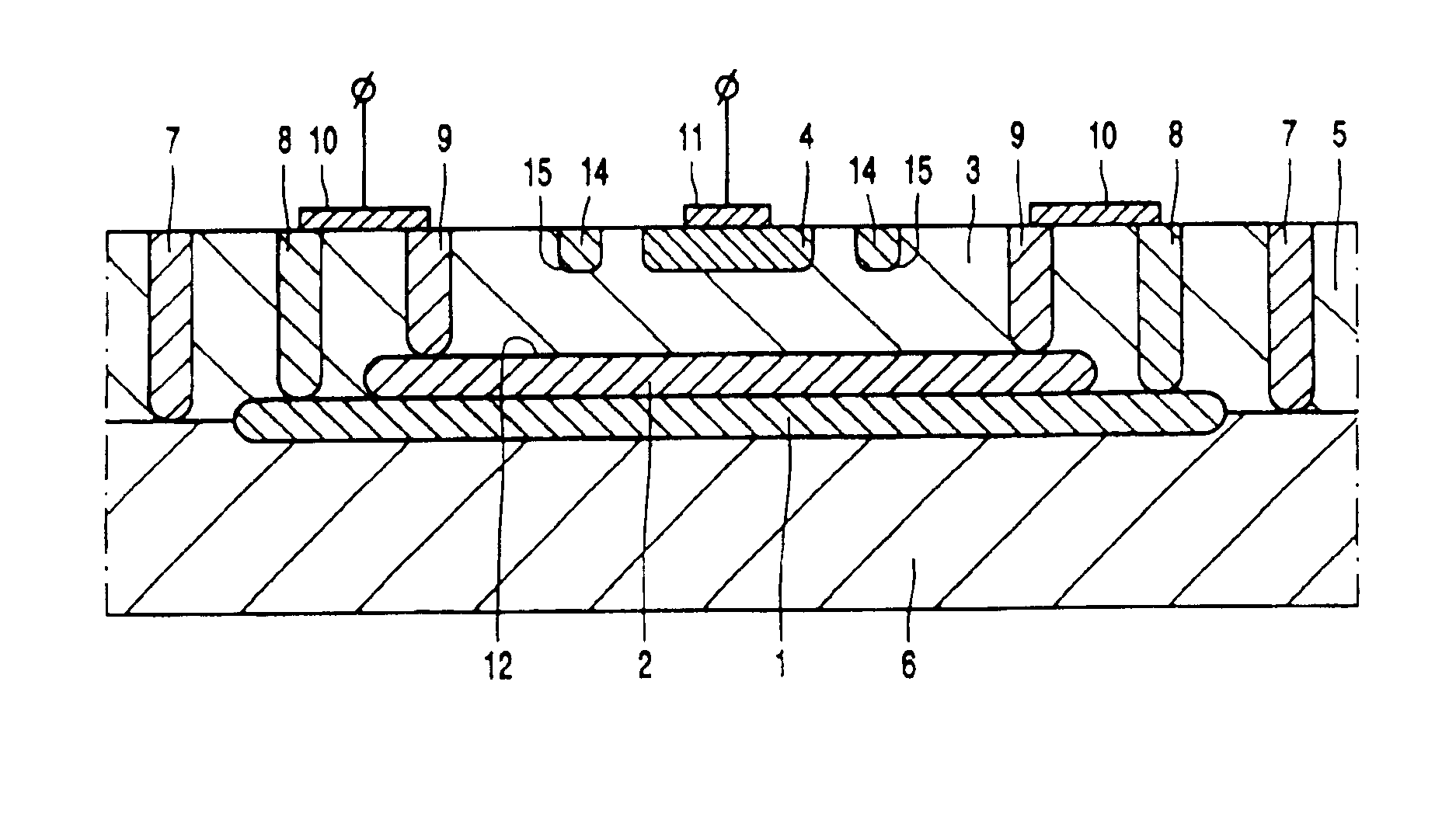 LDMOS with guard ring (of same type as drain) surrounding the drain