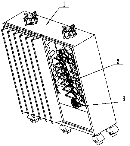 Rotary wardrobe realizing intelligent clothes hanging, taking and matching functions