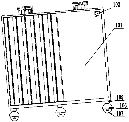 Rotary wardrobe realizing intelligent clothes hanging, taking and matching functions