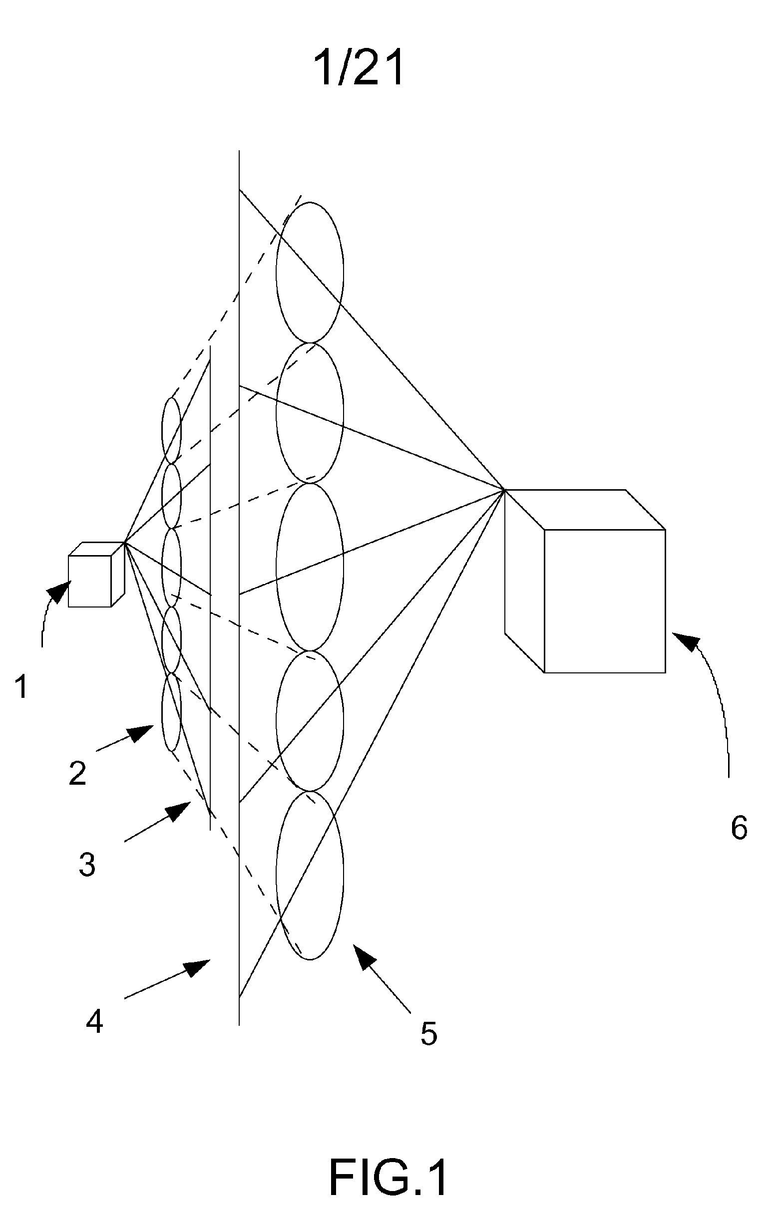 Method for creating a holographic screen that reconstructs uniformly magnified three-dimensional images from projected integral photographs